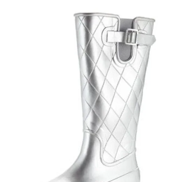 Sperry 'Pelican Tall Quilted" Rainboots Size 6 - Picture 8 of 8